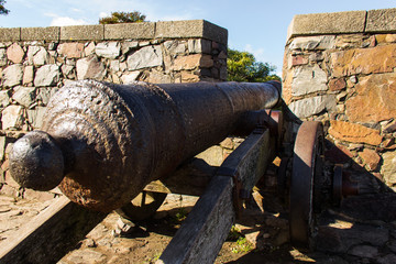 Old Cannon in Colonia del Sacramento - Uruguay