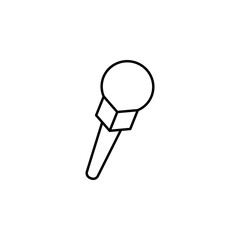 journalist's microphone icon. Element of media and news for mobile concept and web apps. Detailed journalist's microphone icon can be used for web and mobile. Premium icon