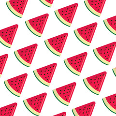 Watermelon slice vector illustration