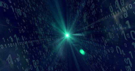 Blue digital background