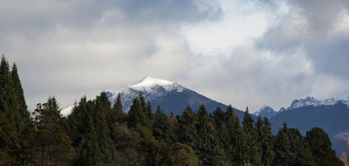 Obraz premium View of the city of Bariloche in Argentina