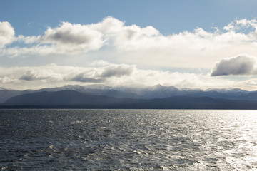 View of the city of Bariloche in Argentina