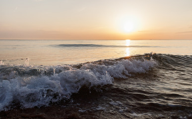 golden hour on the beach