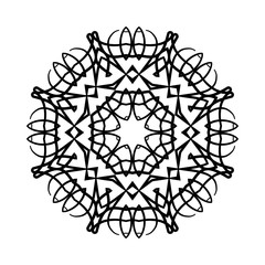 Fototapeta premium Round Ornament Pattern