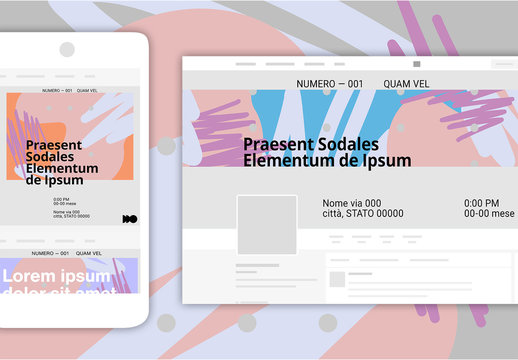 Set galleria per social media