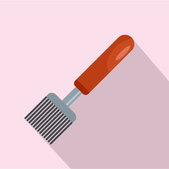 Honey tool icon. Flat illustration of honey tool vector icon for web design