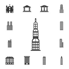 Building icon. Simple element illustration. Building symbol design  from Buildings collection set. Can be used for web and mobile