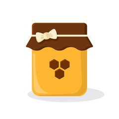 Honey jar. Vector illustration