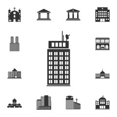 Fototapeta premium School icon. Simple element illustration. School symbol design from Buildings collection set. Can be used for web and mobile