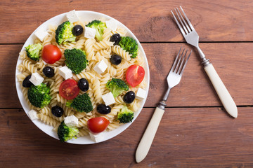 Pasta salad with ingridient