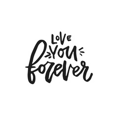 Fototapeta premium Romantic Handdrawn Letteirng