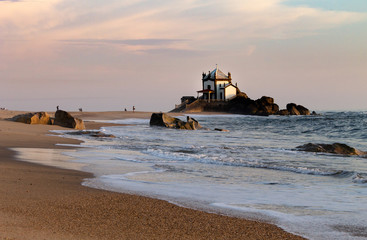 Ocean Tide and a Chapel on the Rocks