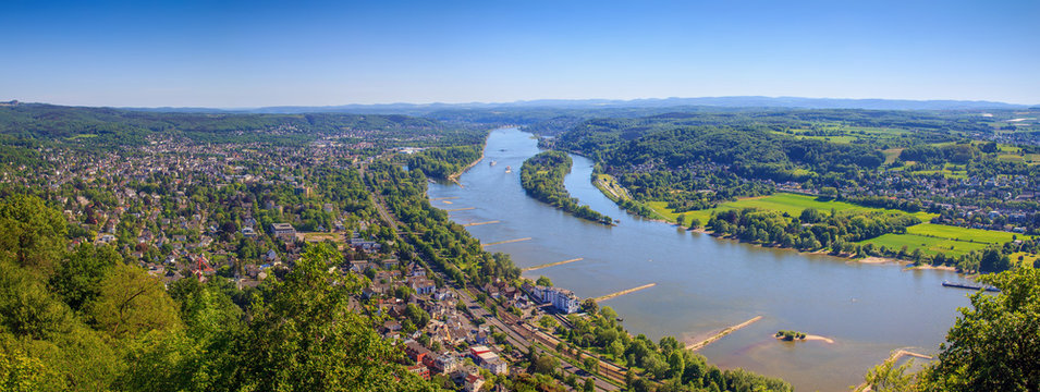 Panorama vom Drachenfels, Deutschland