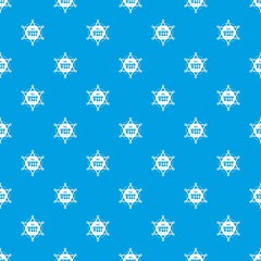 Wild west pattern vector seamless blue