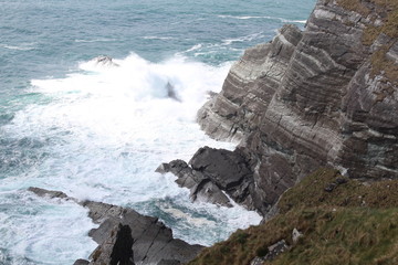 Ireland Beach Seaside rocks waves