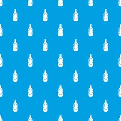 Vodka pattern vector seamless blue