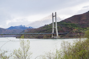 Reservoir of Barrios de Luna, Spain