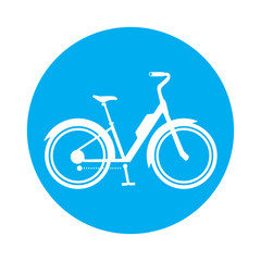 Bicycle in a label