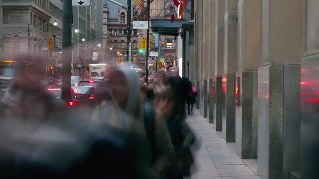 Toronto Bay Street Time-lapse