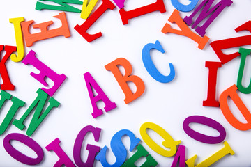 Fototapeta premium 沢山のアルファベット