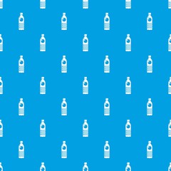 Water bottle pattern vector seamless blue