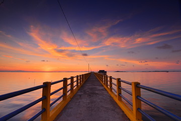 Nice Sunset Moment Wonderfull Indonesia 