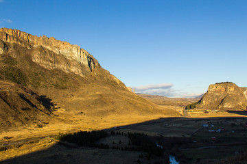 Fototapeta premium Farm - Country views in Coyaique in Aysén Región - Carretera Austral - Chile