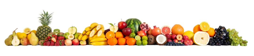 Crédence de cuisine en verre imprimé Légumes frais Food fruit banner