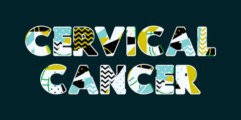 Cervical Cancer Concept Word Art Illustration