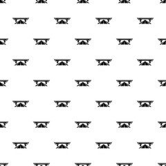 Concrete bridge pattern vector seamless