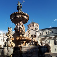  Trento Cathedral; landmark; monument; fountain; statue