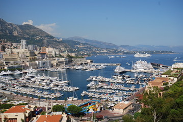 Fototapeta na wymiar Monte-Carlo; sea; marina; sky; city