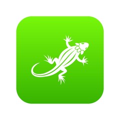 Lizard icon digital green