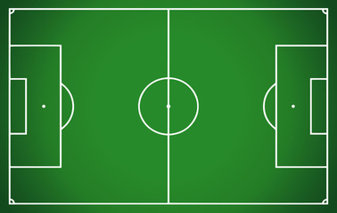 football field. raster illustration