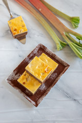 Rhabarber Käsekuchen
