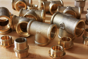 Tees brass plumbing
