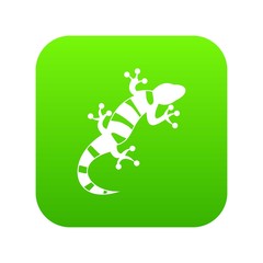 Lizard icon digital green