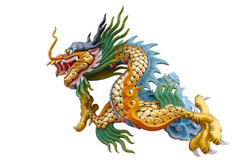 Chinese dragon statue.