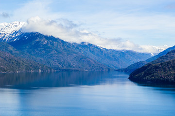 Obraz premium A lake in park in Lago Puelo near Bariloche - Argentina