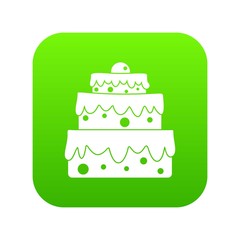 Big cake icon digital green