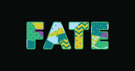 Fate Concept Word Art Illustration