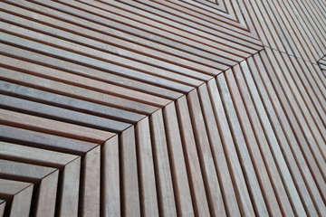 An image of a wooden lattice.