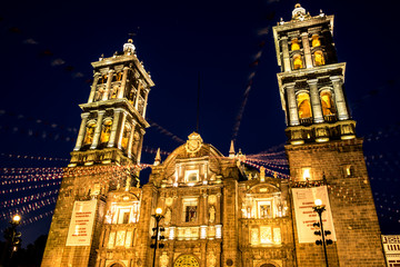 Fototapeta premium Cathedral in Puebla
