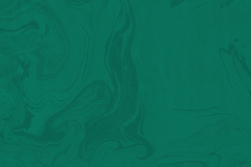 Suminagashi marble texture hand painted with teal ink. Digital paper 958 performed in traditional japanese suminagashi floating ink technique. Nice liquid abstract background.