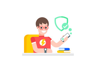 Antivirus protection concept