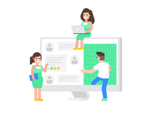 Concept of online technical support