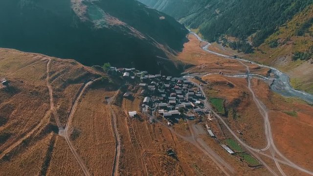 Dartlo drone view - Georgia Tusheti