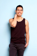 Stylish mature man in vest