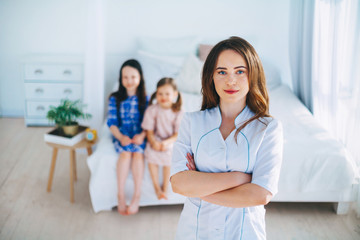 Young woman medical doctor.