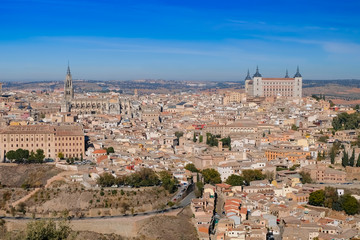 Obraz premium スペイン トレド パラドールからの景色